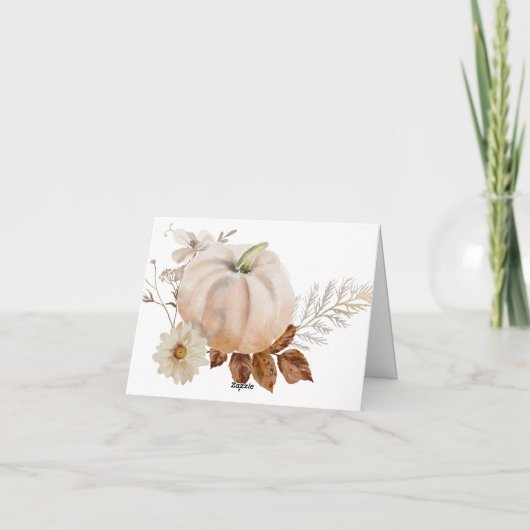 Veggie lokaal geteeld Baby shower bedankje Bedankkaart (Achterkant)