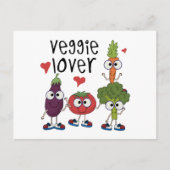 Veggie Lover Briefkaart (Voorkant)