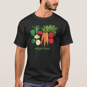 Veggie Lover, gemengd, verse groenten T-shirt