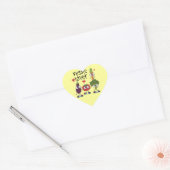Veggie Minnaar Hart Sticker (Envelop)