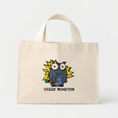 Veggie Monster Canvas tas (Voorkant)