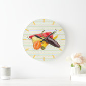 'Veggie' o' klok' wandklok Grote Klok (Huis)