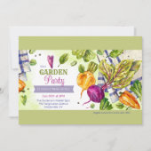 Veggie Patch Garden Invitation (Devant)