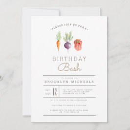 Veggie Patch | Waterverf Birthday Bash Kaart