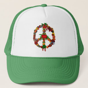Veggie Peace Sign Trucker Pet