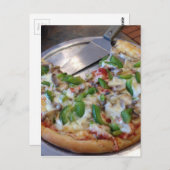 Veggie Pizza Slices Briefkaart (Voorkant / Achterkant)