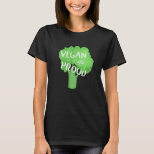 Veggie Plant Vegetarisch Veganisme Vegan En Trots T-shirt