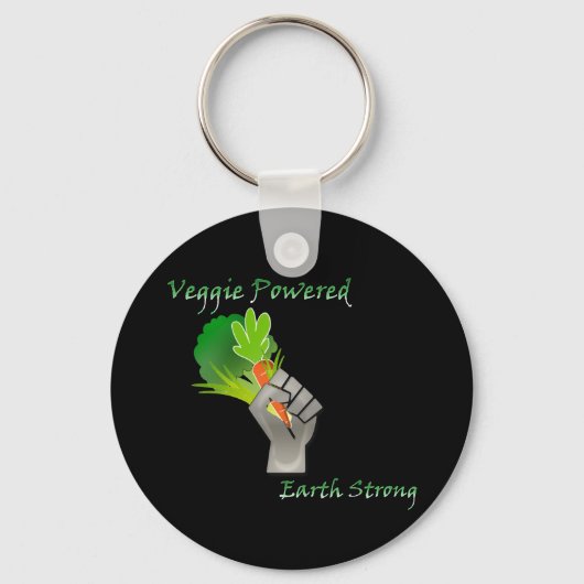 Veggie Powered Sleutelhanger (Voorkant)