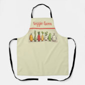 "Veggie Queen" All Over Print Schort (Voorkant)