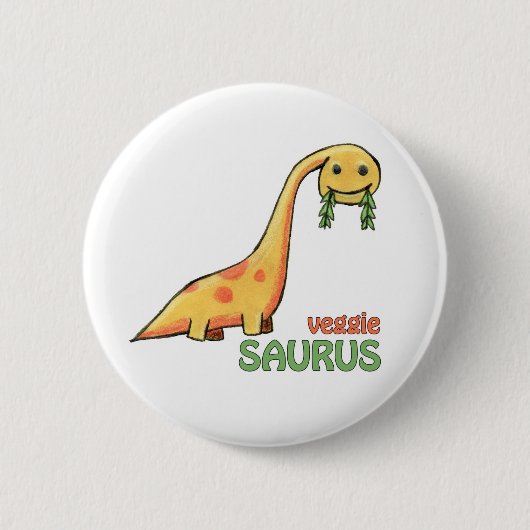 Veggie Saurus Button (Voorkant)