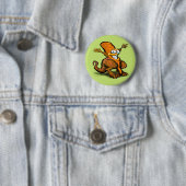 Veggie Saurus Rex Ronde Button 5,7 Cm (In situ)