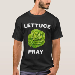 Veggie Shirten Sla Pray Funny Vegan Vegetarisch T-shirt