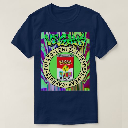 Veggie Vegan T-shirt (Design voorkant)