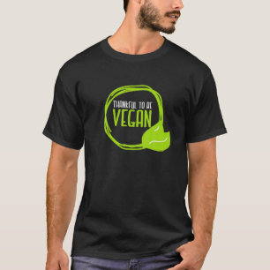 Veggie Vegetarian bedankt om het Plant van de Vega T-shirt