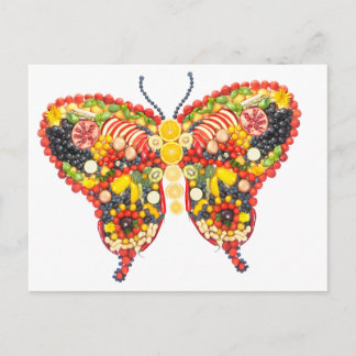 veggieart butterfly briefkaart