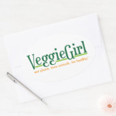 VeggieGirl Sticker (Envelop)