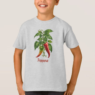 Veggies 12 pepers, voeding, groenten, vegan, boer t-shirt