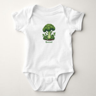 Veggies 18, Broccoli, groente, baby's, tuinman, Romper