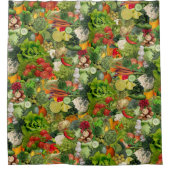 Veggies Douchegordijn (Voorkant)