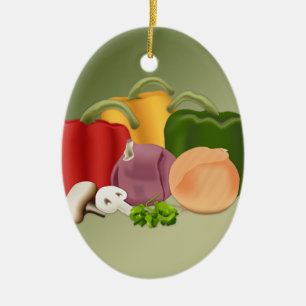 Veggies Keramisch Ornament