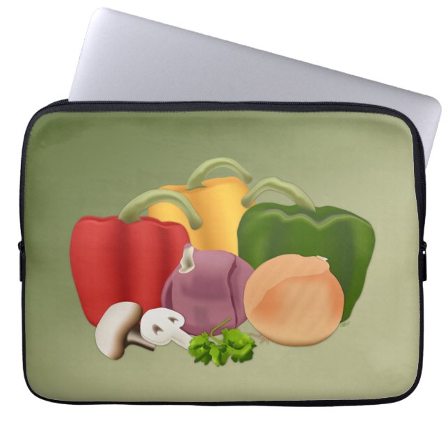 Veggies Laptop Sleeve (Voorkant)
