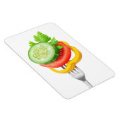 Veggies op een vork magneet (Rechterzijde)
