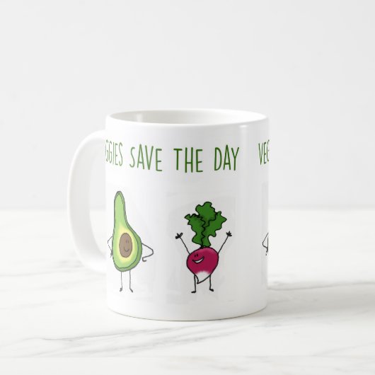 Veggies Save the Day Avocado and Radish Mok (Voorkant links)