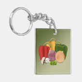 Veggies Sleutelhanger (Voorkant Links)