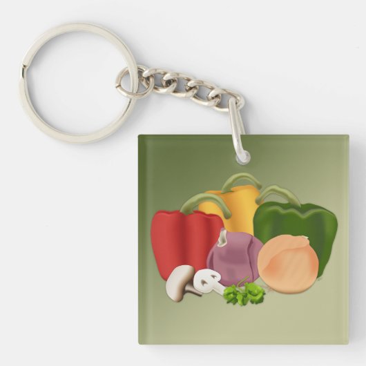Veggies Sleutelhanger (Voorkant)