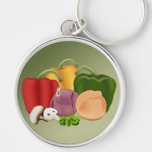 Veggies Sleutelhanger (Voorkant)