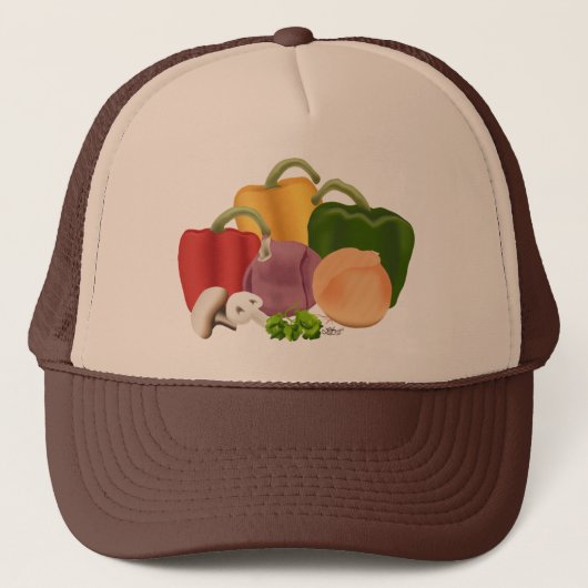 Veggies Trucker Pet (Voorkant)