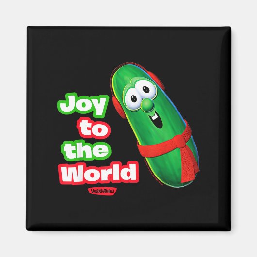 Veggietales Joy To The World Larry The Cuber Magneet (Voorkant)