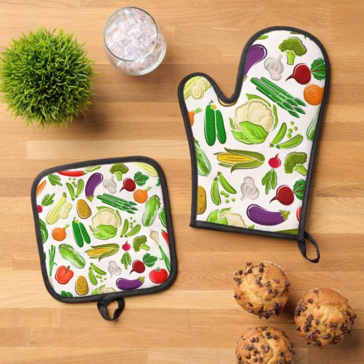 Vegis  ovenwant & pannenlap set (Top down)