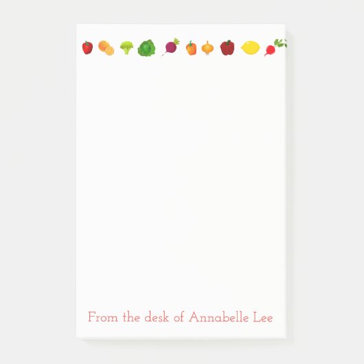 Vegitarian Row Post-it® Notes (Voorkant)