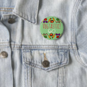 Vegtastic! Vegan Any Age Birthday Ronde Button 5,7 Cm (In situ)