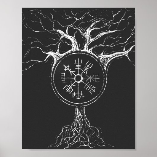 Vegvisir-boom van leven poster (Voorkant)