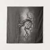 Vegvisir-boom Wandkleed (Voorkant (horizontaal))