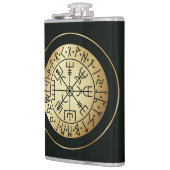 Vegvisir Compass: Rondes van IJsland Heupfles (Links)