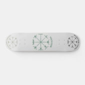 Vegvisir Compass Skateboard (Horizontaal)