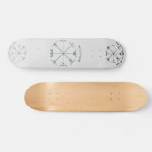 Vegvisir Compass Skateboard (Horizontaal)