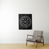 Vegvisir Distress Artwork Wandkleed (In situ)