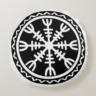 Vegvisir Protection Compass Pillow Rond Kussen