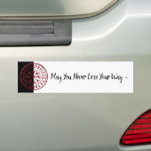  Vegvisir (Reddish) Bumpersticker (Op auto)