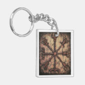 Vegvisir Sleutelhanger (Voorkant Links)