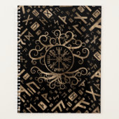 Vegvisir Tree of life Yggdrasil and Runes Planner (Voorkant)