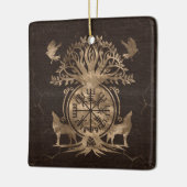 Vegvisir - Viking Compas Ornement (Gauche)