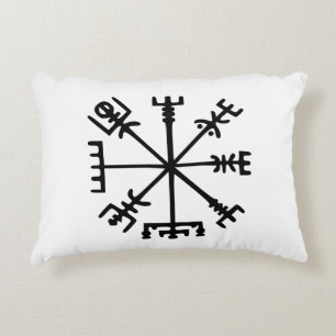 Vegvísir (Viking Compass) Decoratief Kussen
