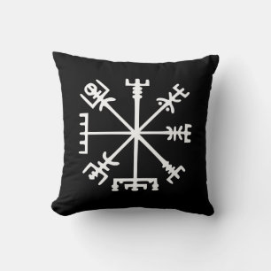 Vegvísir (Viking Compass) Kussen