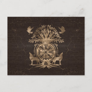 Vegvisir - Viking Compass Ornament Briefkaart