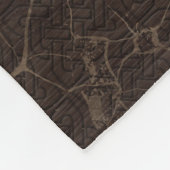 Vegvisir - Viking Compass Ornament Fleece Deken (Hoek)